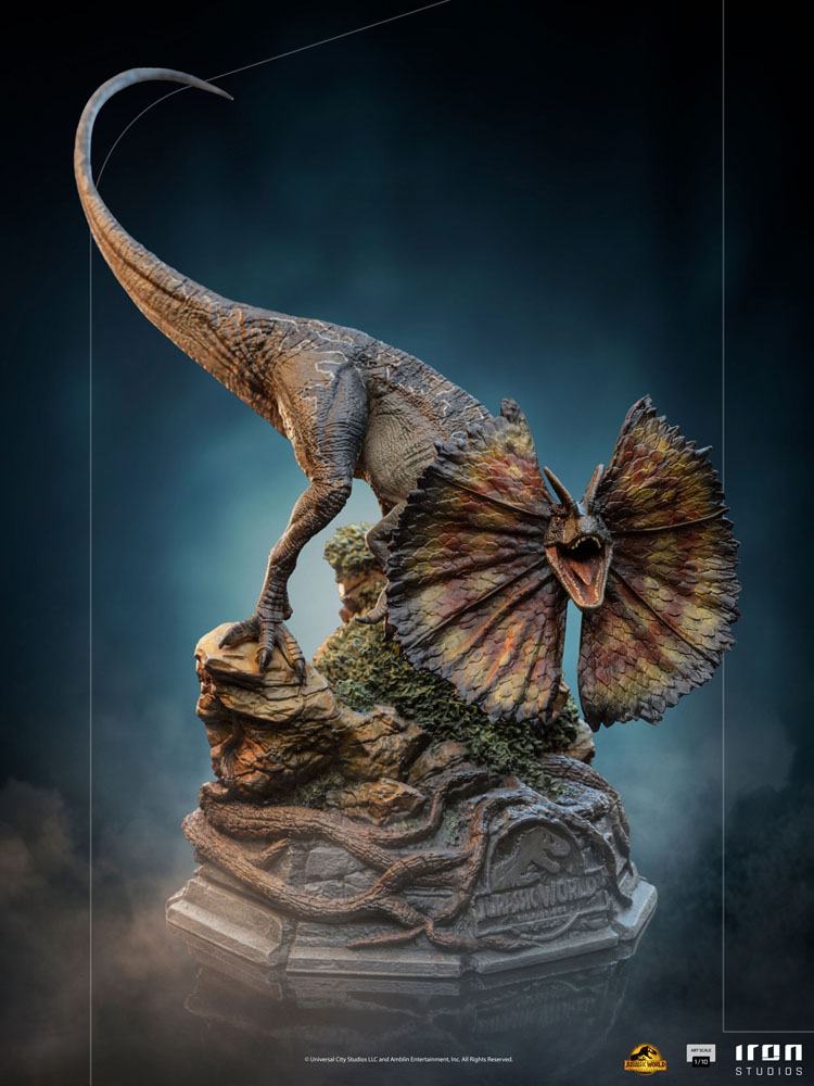 Jurassic World Dominion Art Scale Statue 1/10 Dilophosaurus 13 cm