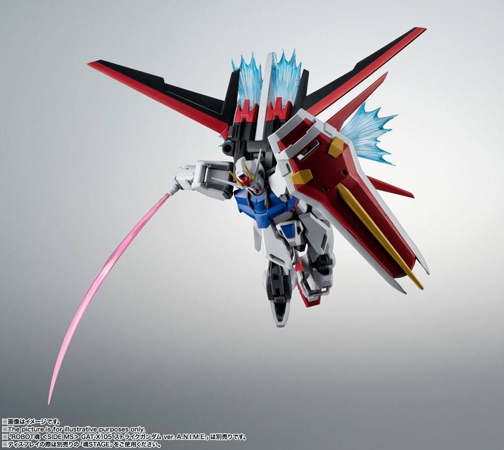 Mobile Suit Gundam Seed Robot Spirits SIDE MS AQM/E-X01 Aile Striker & Option Parts Set Accessory: 15 cm