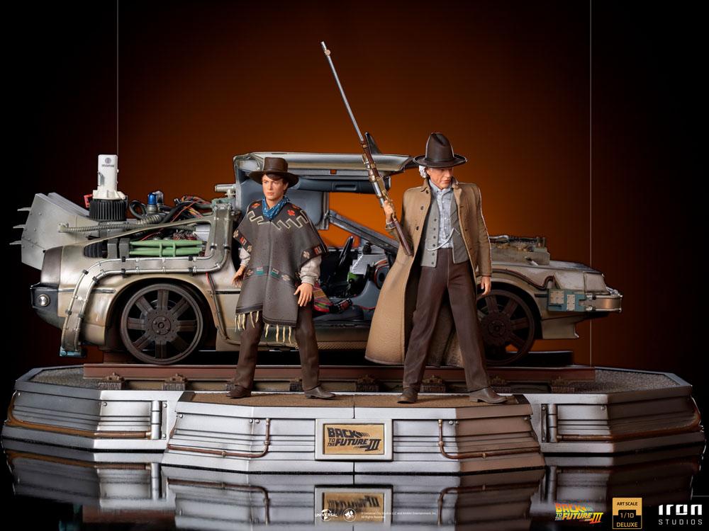 Back to the Future III Art Scale Statuer 1/10 Full set Deluxe 57 cm