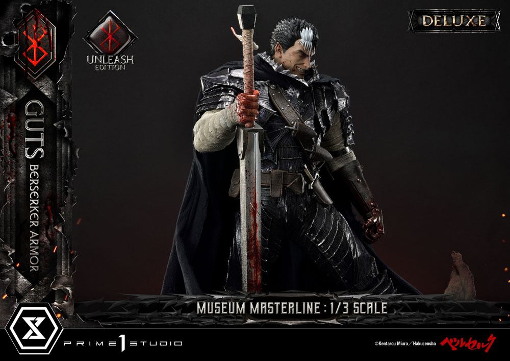 Berserk Statue 1/3 - Guts in Berserker Armor Unleash Edition Deluxe Bonus Version (121 cm) from Museum Masterline