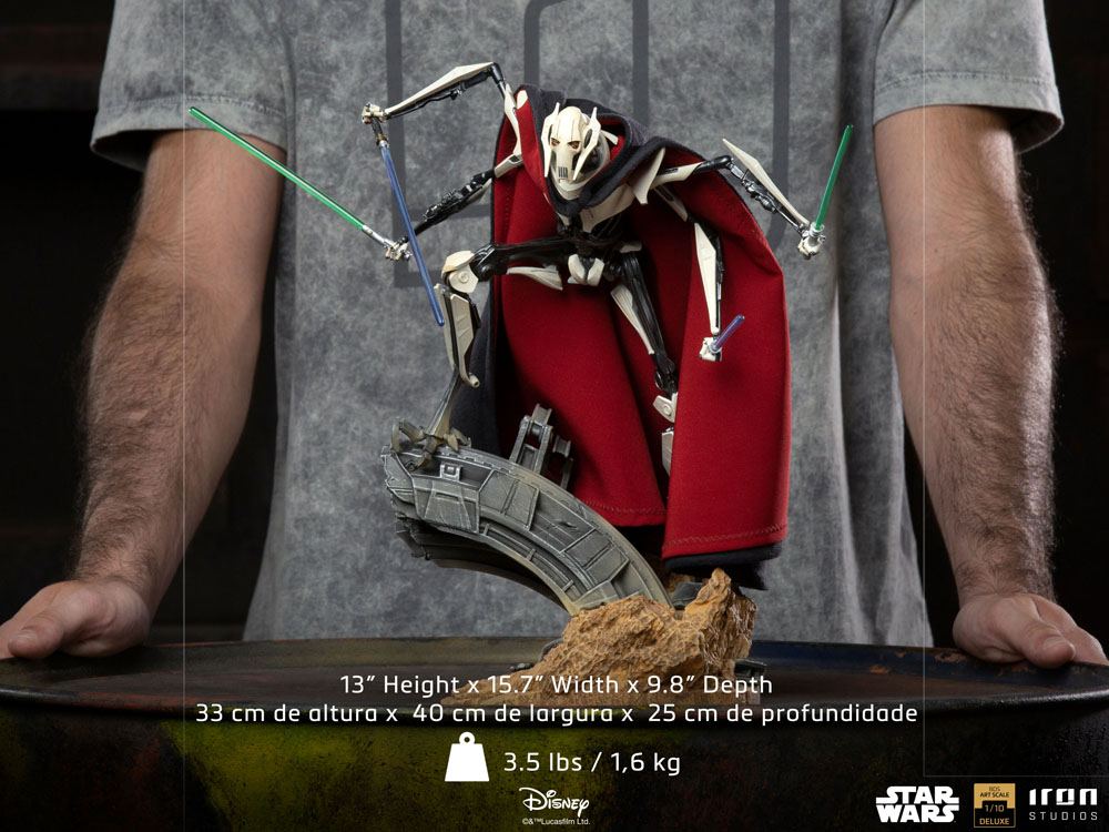 Star Wars Deluxe BDS Art Scale Statue 1/10 General Grievous 33 cm