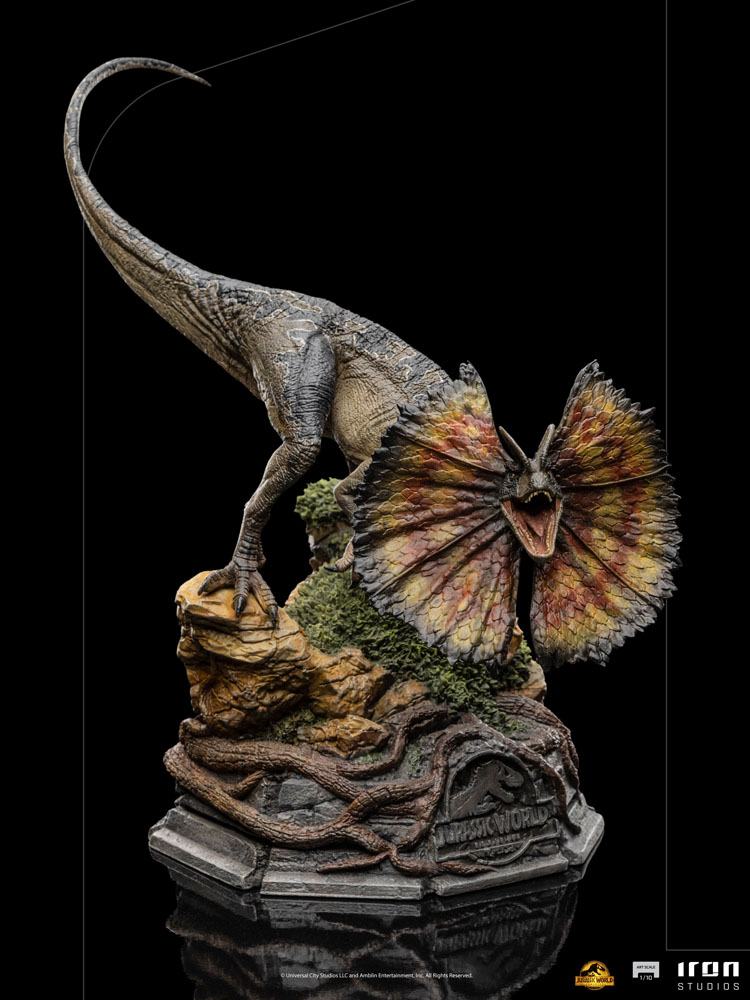 Jurassic World Dominion Art Scale Statue 1/10 Dilophosaurus 13 cm