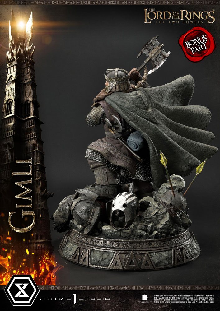 Lord of the Rings: The Two Towers Statue 1/4 Gimli Bonus Version 56 cm