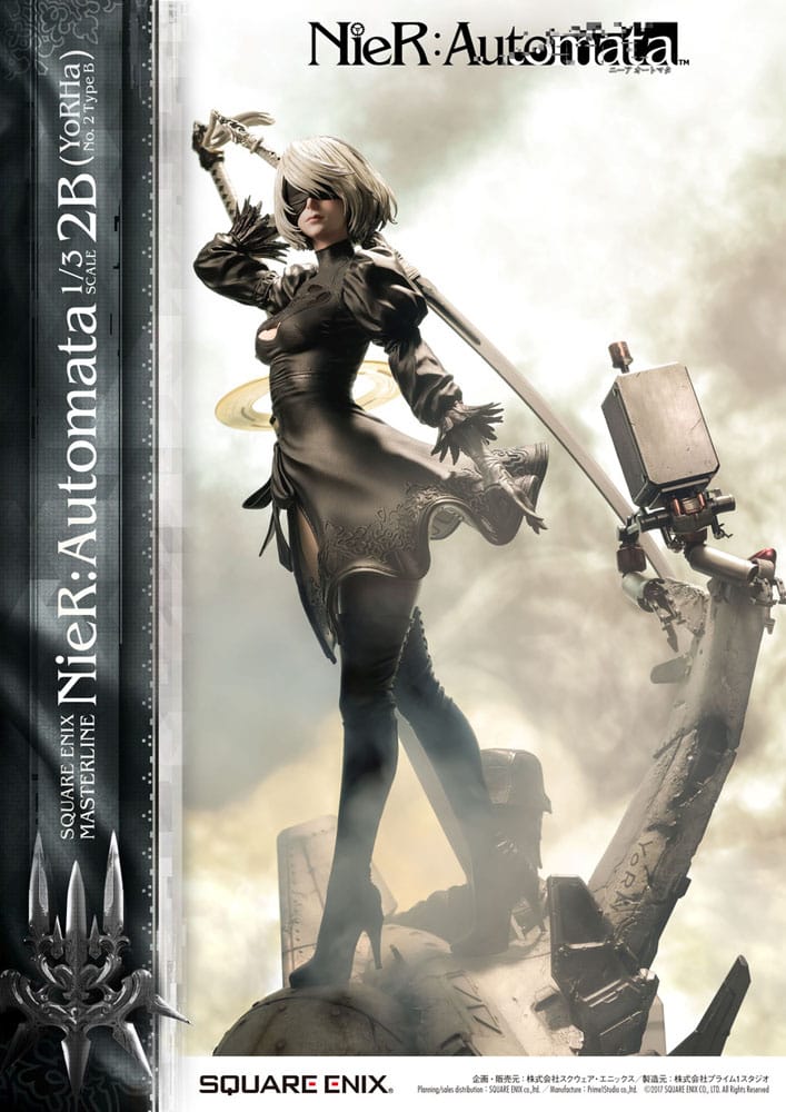 NieR Automata Statue 1/3 2B (YorHa No. 2 Type B) 95 cm