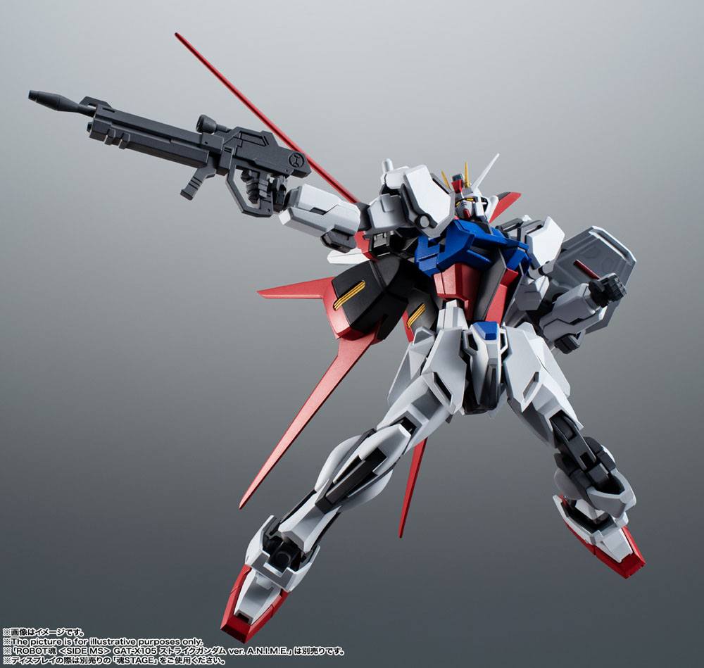 Mobile Suit Gundam Seed Robot Spirits SIDE MS AQM/E-X01 Aile Striker & Option Parts Set Accessory: 15 cm