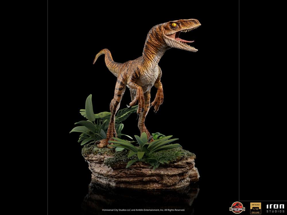 Jurassic World The Lost World Deluxe Art Scale Statue 1/10 Velociraptor 18 cm