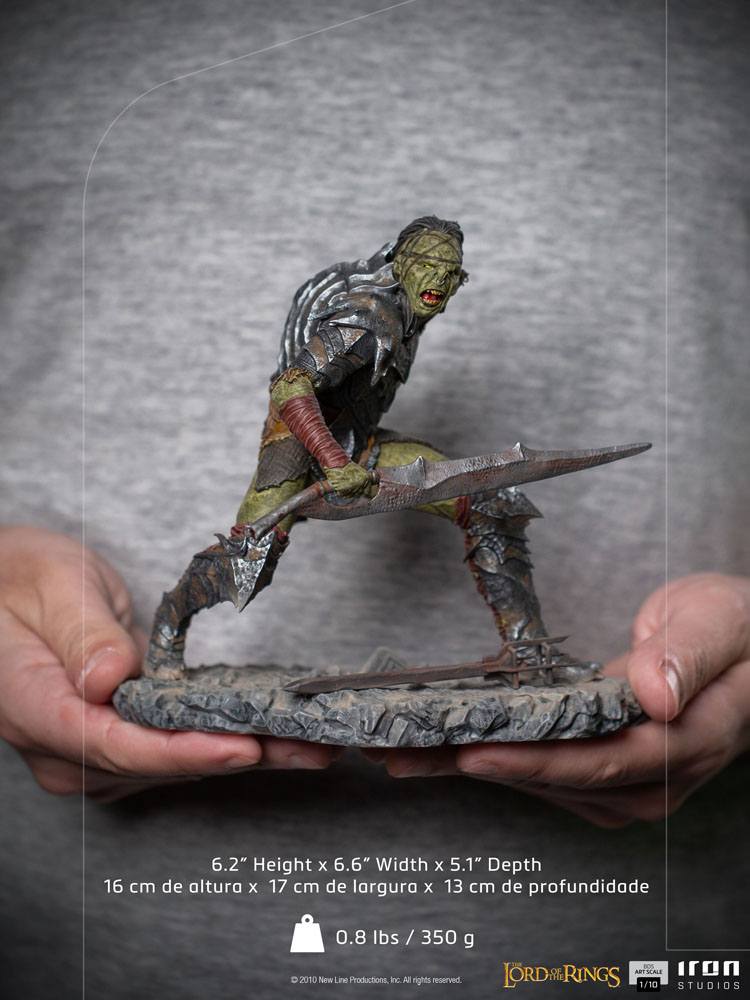 Lord Of The Rings BDS Art Scale Statue 1/10 Swordsman Orc 16 cm
