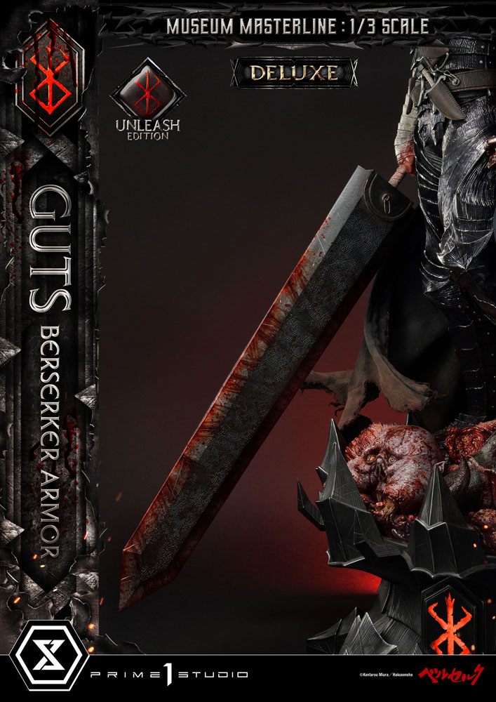 Berserk Statue 1/3 - Guts in Berserker Armor Unleash Edition Deluxe Bonus Version (121 cm) from Museum Masterline