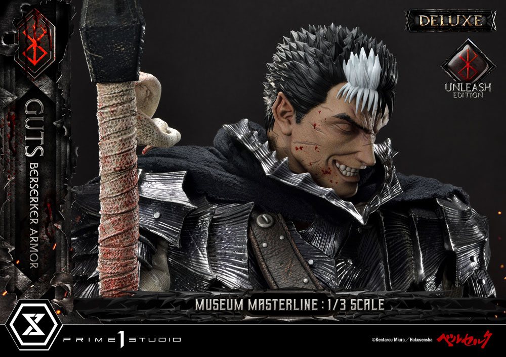 Berserk Statue 1/3 - Guts in Berserker Armor Unleash Edition Deluxe Bonus Version (121 cm) from Museum Masterline