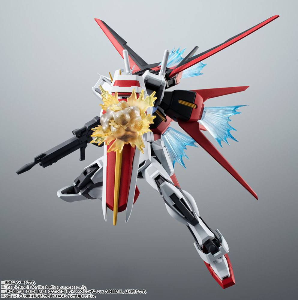 Mobile Suit Gundam Seed Robot Spirits SIDE MS AQM/E-X01 Aile Striker & Option Parts Set Accessory: 15 cm