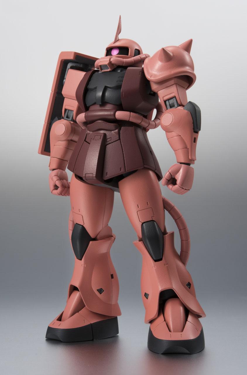 Mobile Suit Gundam Robot Spirits Action Figur (Side MS) MS-06S ZAKU II CHAR'S CUSTOM MODEL ver. A.N.I.M.E. xx cm