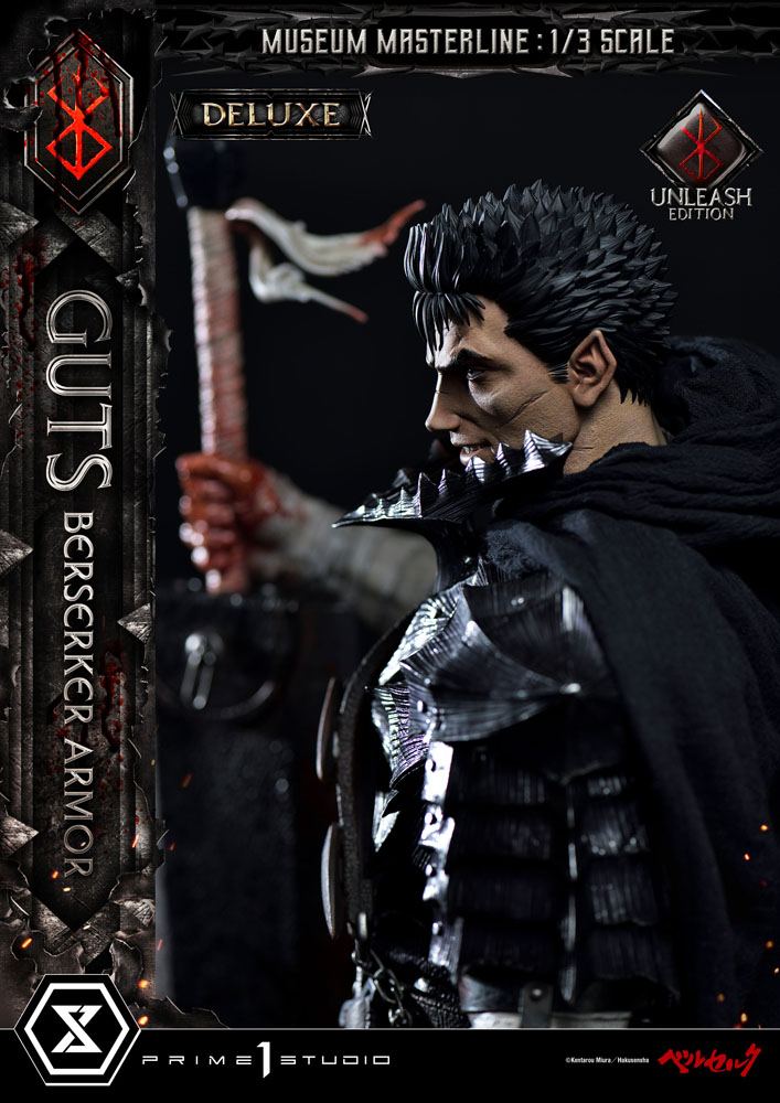 Berserk Statue 1/3 - Guts in Berserker Armor Unleash Edition Deluxe Bonus Version (121 cm) from Museum Masterline
