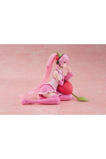 Hatsune Miku PVC Statue Desktop Cute Figure Sakura Miku Cherry Cushion Ver. 13 cm