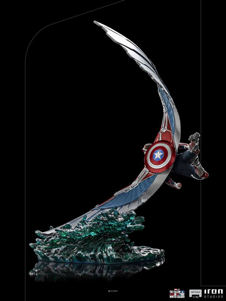 The Falcon and The Winter Soldier BDS Art Scale Statue 1/10 Captain America Sam Wilson Deluxe 46 cm