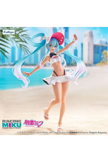 Hatsune Miku GT Project Trio-Try-iT PVC Statue Racing Miku 2024 Summer Holiday Ver. 21 cm