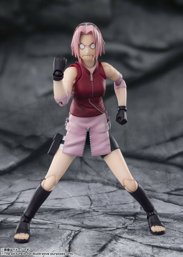 Naruto Shippuden S.H. Figuarts Action Figur Sakura Haruno - Arver af Tsunades ukuelige vilje - 14 cm (ON DEMAND)