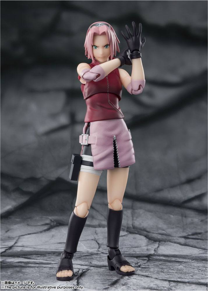 Naruto Shippuden S.H. Figuarts Action Figur Sakura Haruno - Arver af Tsunades ukuelige vilje - 14 cm (ON DEMAND)