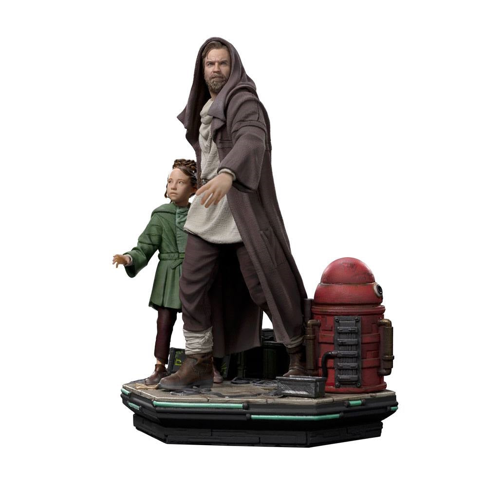 Star Wars: Obi-Wan Kenobi Deluxe Art Scale Statue 1/10 Obi-Wan & Young Leia 20 cm