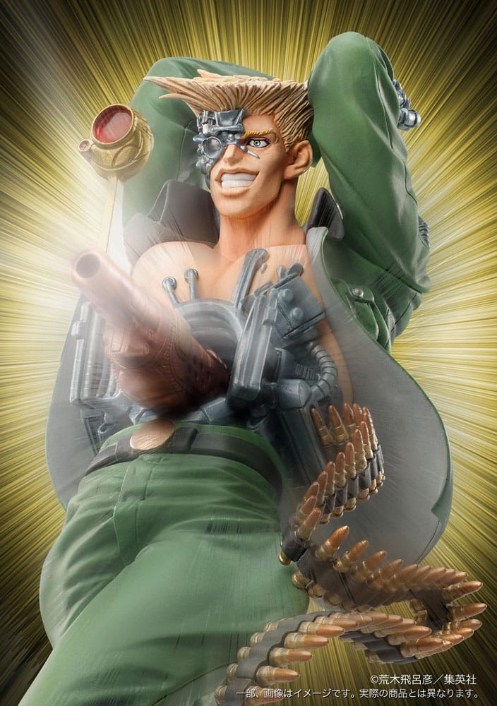 JoJo's Bizarre Adventure Part 2 : Battle Tendency PVC Statue Legend Rudol von Stroheim 18 cm