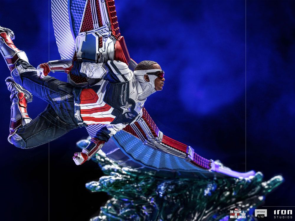 The Falcon and The Winter Soldier BDS Art Scale Statue 1/10 Captain America Sam Wilson Deluxe 46 cm