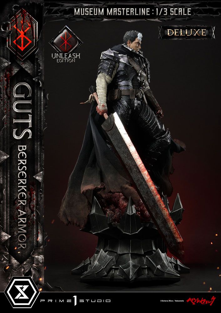 Berserk Statue 1/3 - Guts in Berserker Armor Unleash Edition Deluxe Bonus Version (121 cm) from Museum Masterline