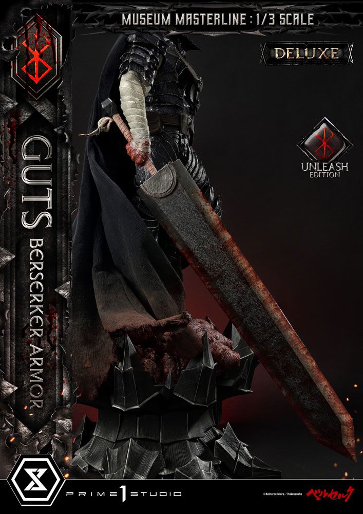 Berserk Statue 1/3 - Guts in Berserker Armor Unleash Edition Deluxe Bonus Version (121 cm) from Museum Masterline