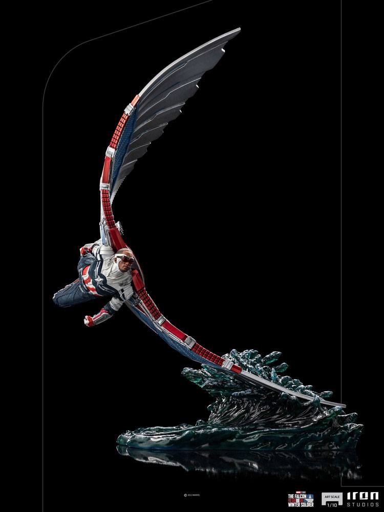 The Falcon and The Winter Soldier BDS Art Scale Statue 1/10 Captain America Sam Wilson Deluxe 46 cm