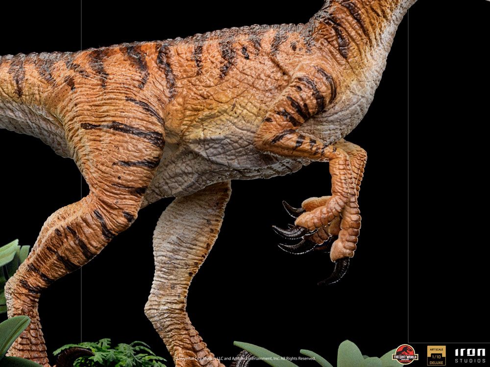Jurassic World The Lost World Deluxe Art Scale Statue 1/10 Velociraptor 18 cm