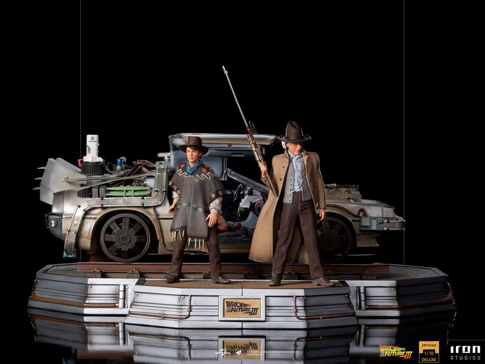 Back to the Future III Art Scale Statuer 1/10 Full set Deluxe 57 cm