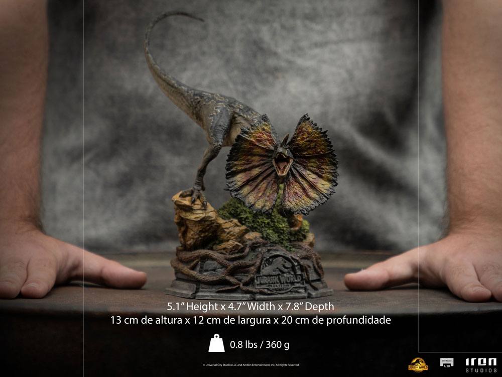 Jurassic World Dominion Art Scale Statue 1/10 Dilophosaurus 13 cm