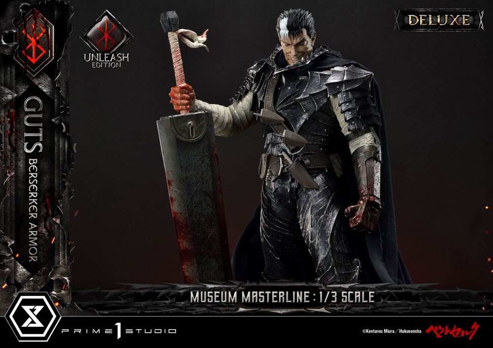 Berserk Statue 1/3 - Guts in Berserker Armor Unleash Edition Deluxe Bonus Version (121 cm) from Museum Masterline