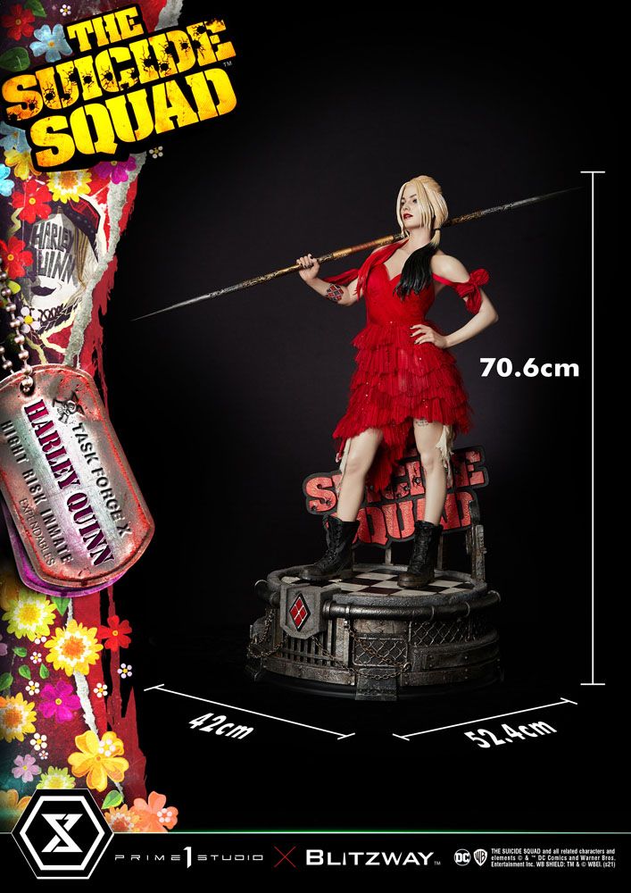 The Suicide Squad Statue 1/3 Harley Quinn Bonus Version 71 cm