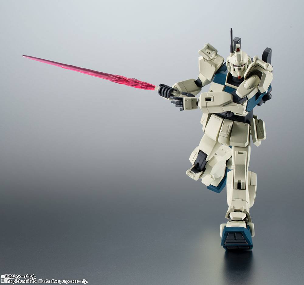 Mobile Suit Gundam Robot Spirits Den 08. MS Team Action Figur RX-79(G)Ez-8 GUNDAM Ez-8 ver. A.N.I.M.E. 12 cm