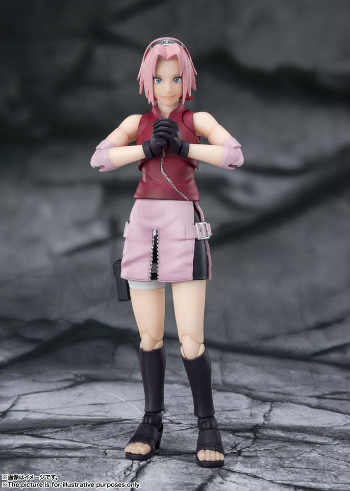 Naruto Shippuden S.H. Figuarts Action Figur Sakura Haruno - Arver af Tsunades ukuelige vilje - 14 cm (ON DEMAND)