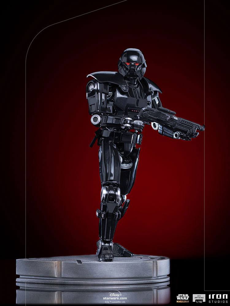 Star Wars The Mandalorian BDS Art Scale Statue 1/10 Dark Trooper 24 cm
