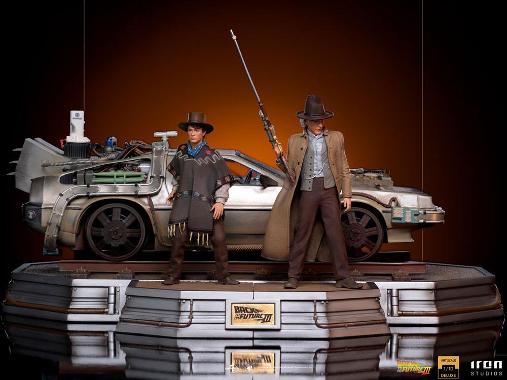 Back to the Future III Art Scale Statuer 1/10 Full set Deluxe 57 cm