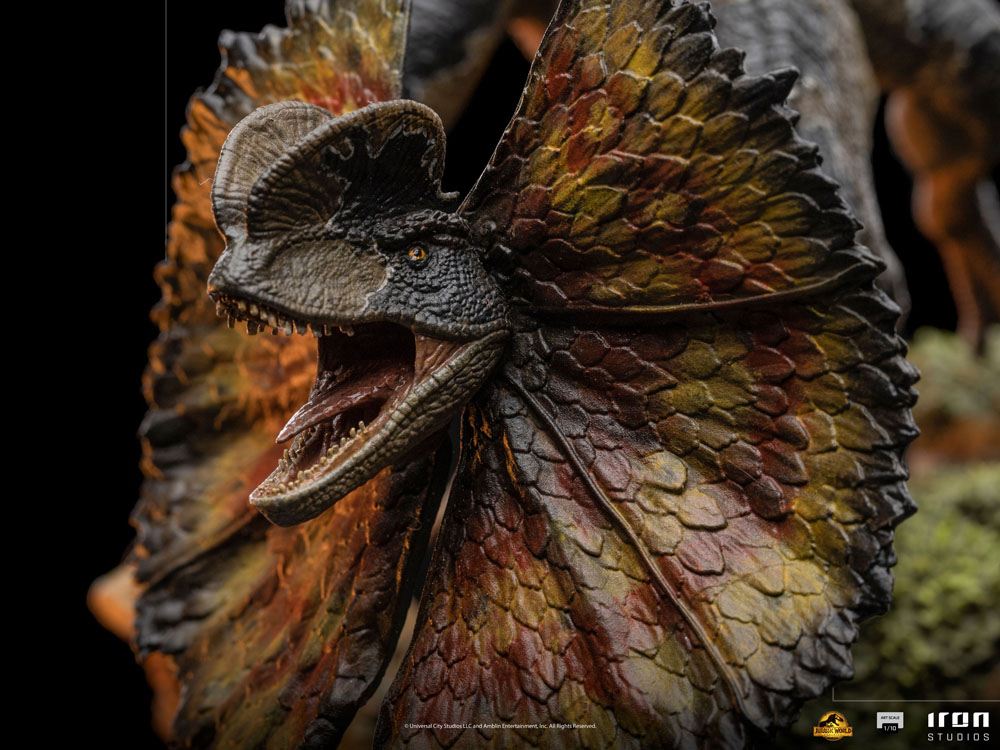 Jurassic World Dominion Art Scale Statue 1/10 Dilophosaurus 13 cm