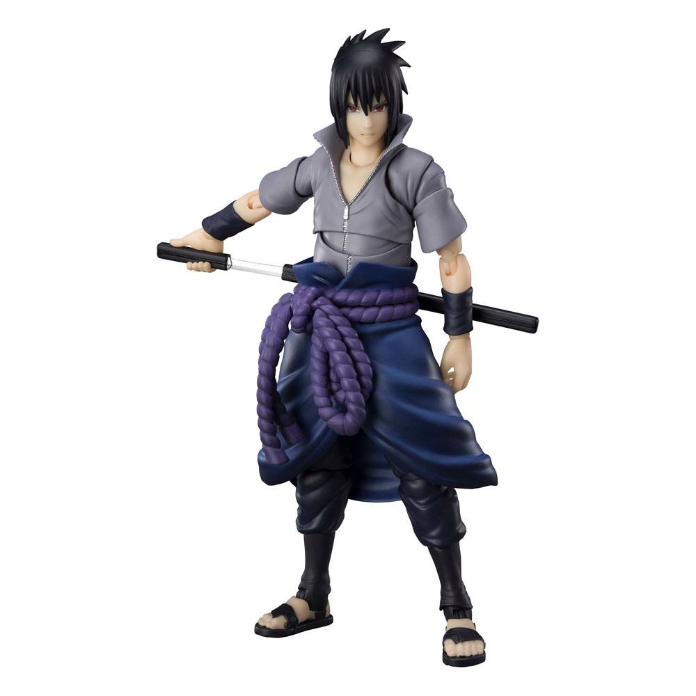 Naruto Shippuden S.H. Figuarts Action Figur Sasuke Uchiha -Den der bærer alt had- 15 cm