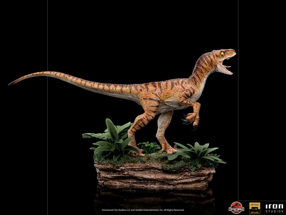 Jurassic World The Lost World Deluxe Art Scale Statue 1/10 Velociraptor 18 cm