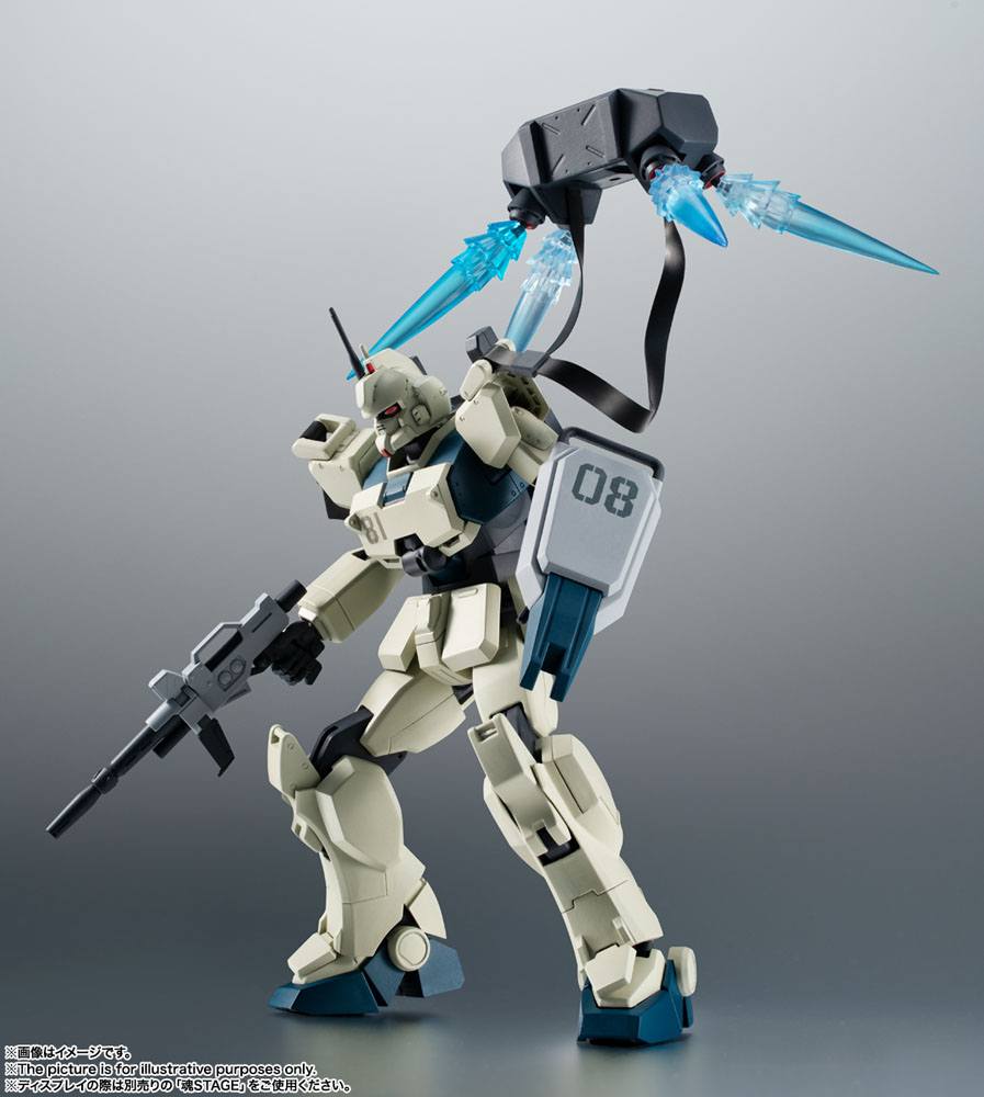 Mobile Suit Gundam Robot Spirits Den 08. MS Team Action Figur RX-79(G)Ez-8 GUNDAM Ez-8 ver. A.N.I.M.E. 12 cm
