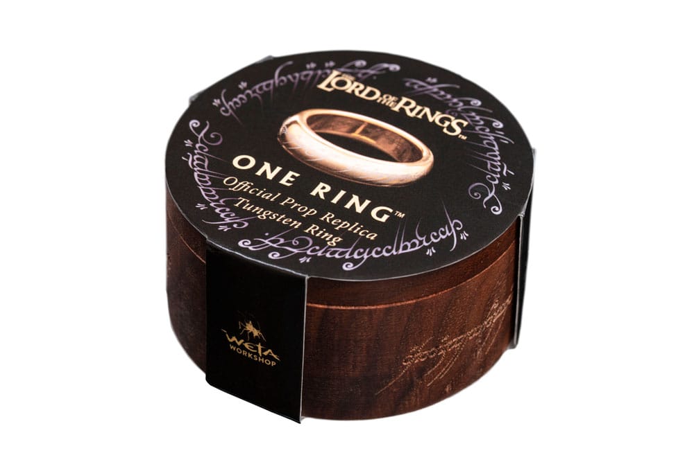 Lord of the Rings Tungsten Ring The One Ring (gold plated)
