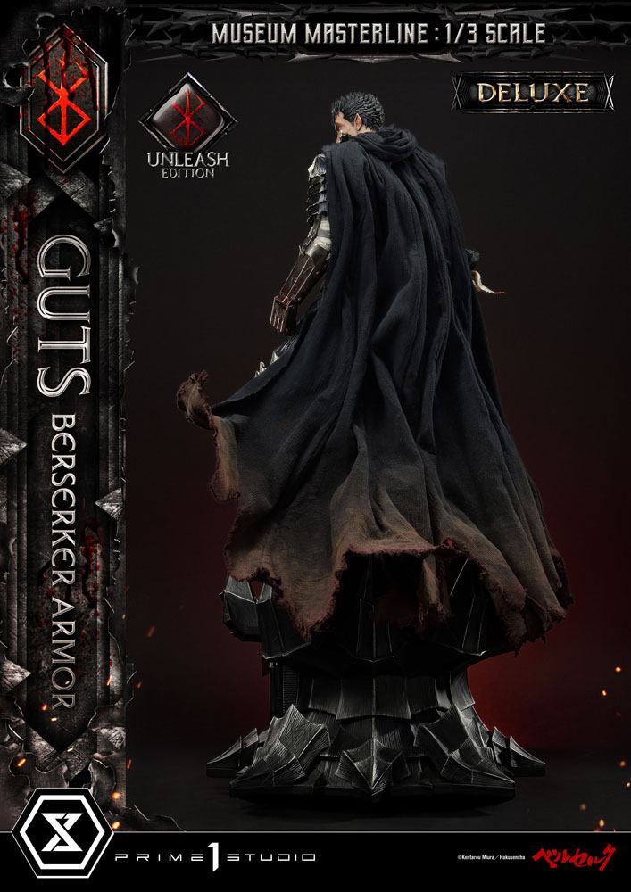 Berserk Statue 1/3 - Guts in Berserker Armor Unleash Edition Deluxe Bonus Version (121 cm) from Museum Masterline