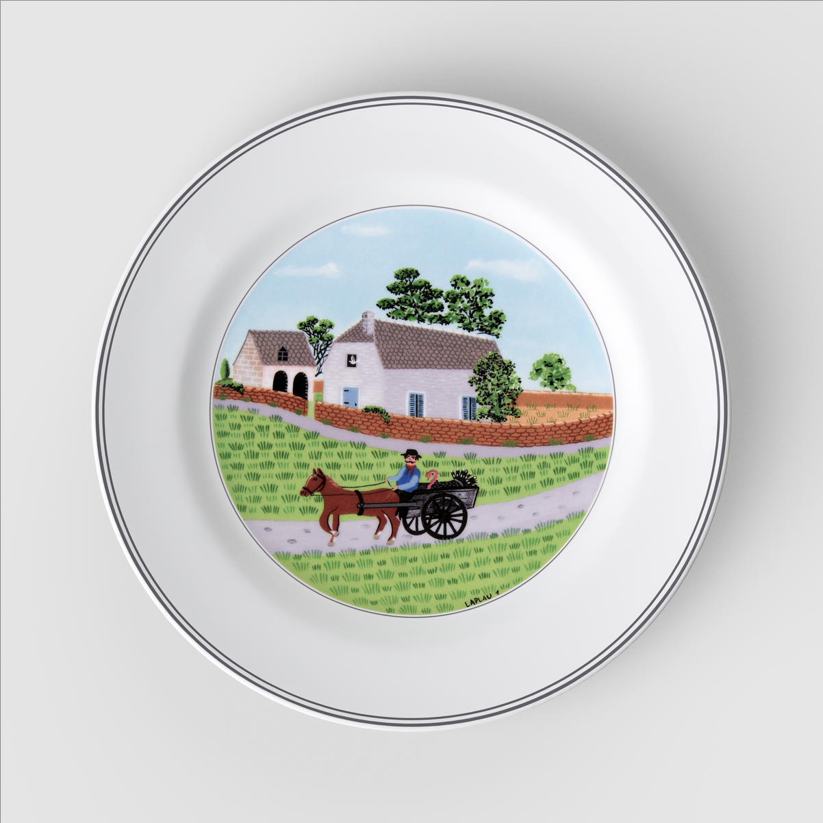 Design Naif Speiseteller / 1 Stück