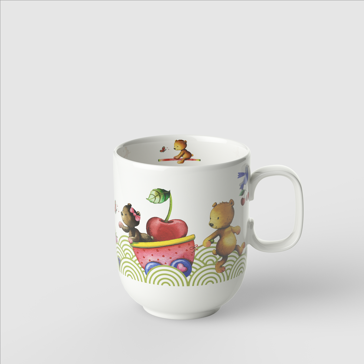 Kiddy Bears Kinderbecher mit Henkel, groß / 1 Stück