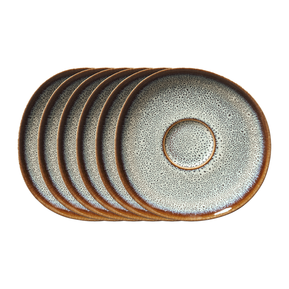 Lave Kaffee-Untertasse / 6-teilig