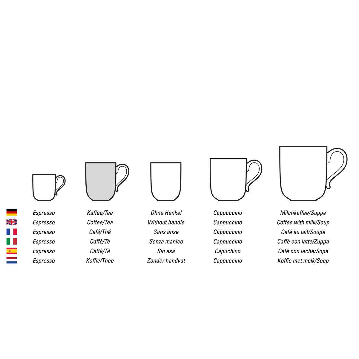 Vieux Luxembourg Teetasse / 1 Stück