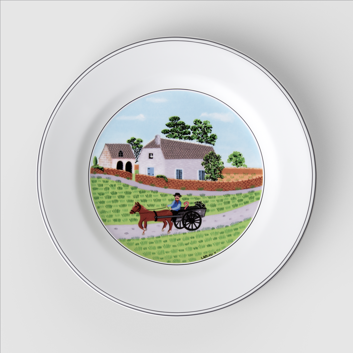 Design Naif Frühstücks-/ Dessertteller / 1 Stück