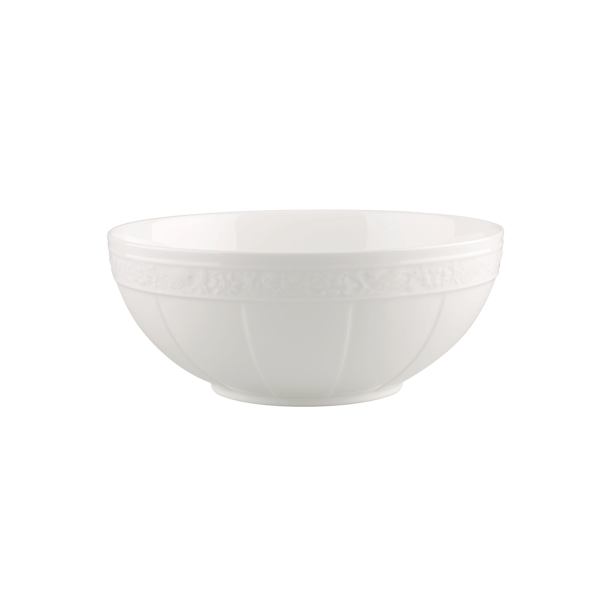 White Pearl Salat-/ Servierschüssel / 1 Stück