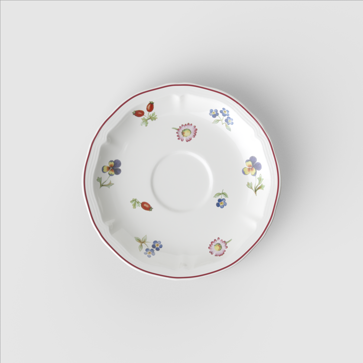 Petite Fleur Kaffee-Untertasse / 1 Stück