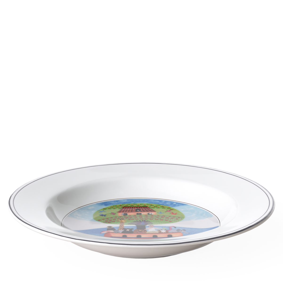 Design Naif Suppenteller / 1 Stück